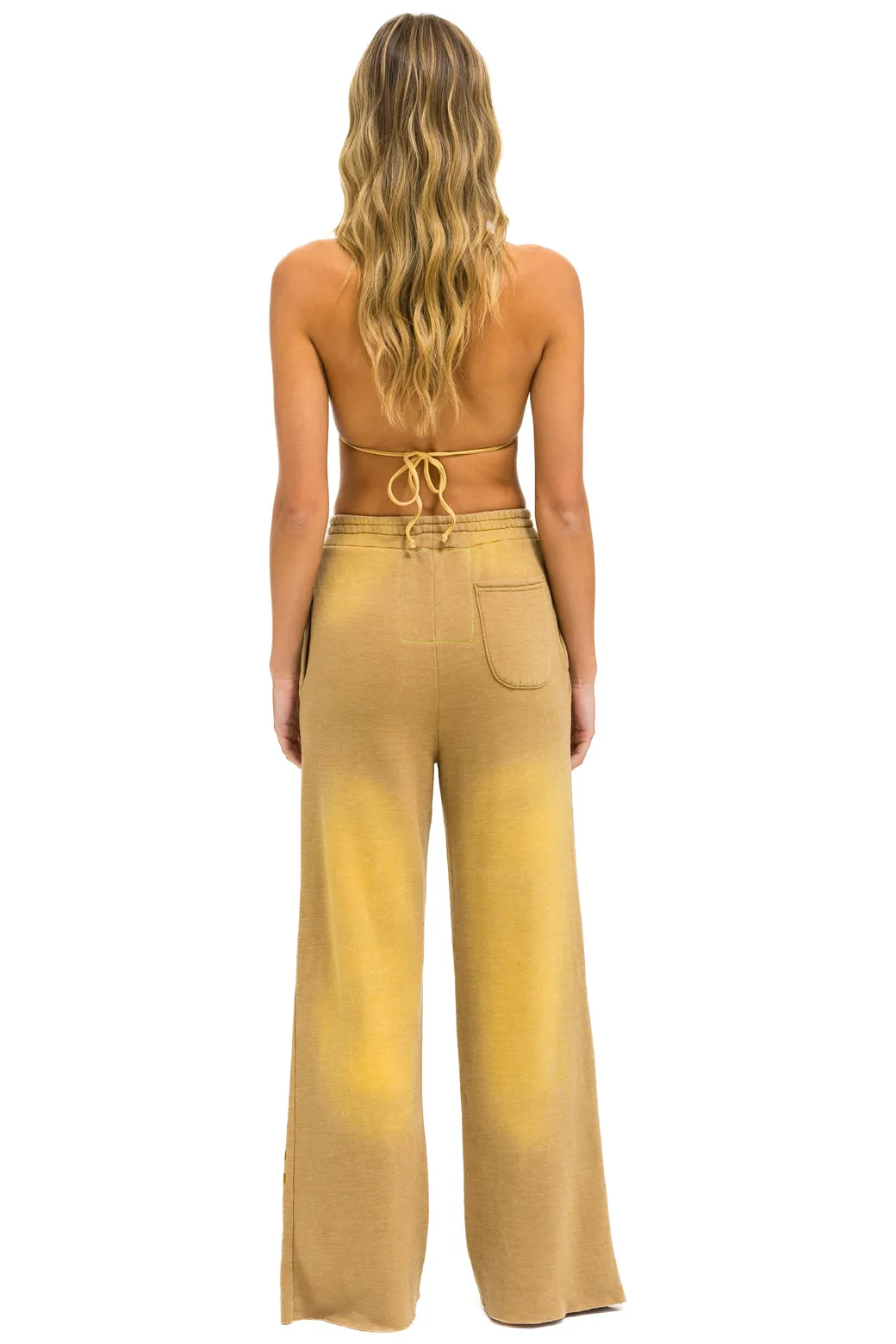 AN 3D WIDE LEG POCKET SWEATPANTS - FADED TAN sold by Aviator Nation product image thumbnail 3