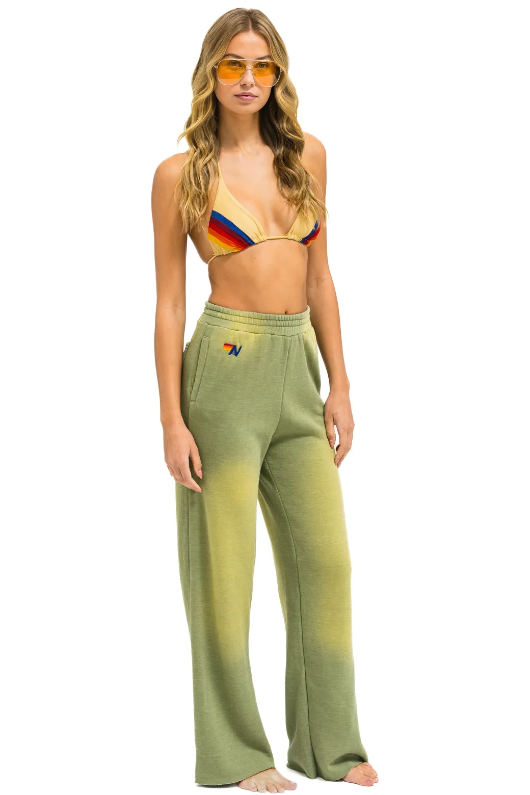 AN 3D WIDE LEG POCKET SWEATPANTS - FADED ARMY sold by Aviator Nation product image thumbnail 3