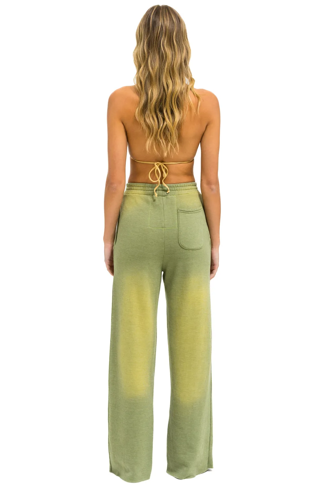 AN 3D WIDE LEG POCKET SWEATPANTS - FADED ARMY sold by Aviator Nation product image thumbnail 4