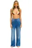 AN 3D WIDE LEG POCKET SWEATPANTS - FADED WATER sold by Aviator Nation
