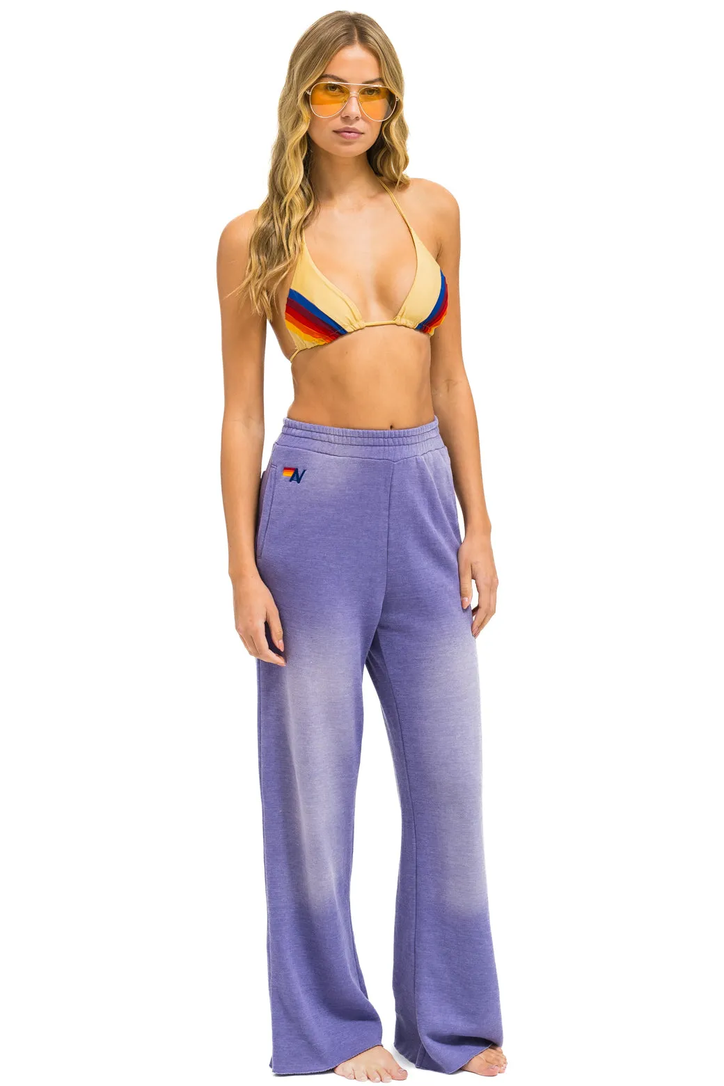 AN 3D WIDE LEG POCKET SWEATPANTS - FADED GRAPE sold by Aviator Nation product image thumbnail 3