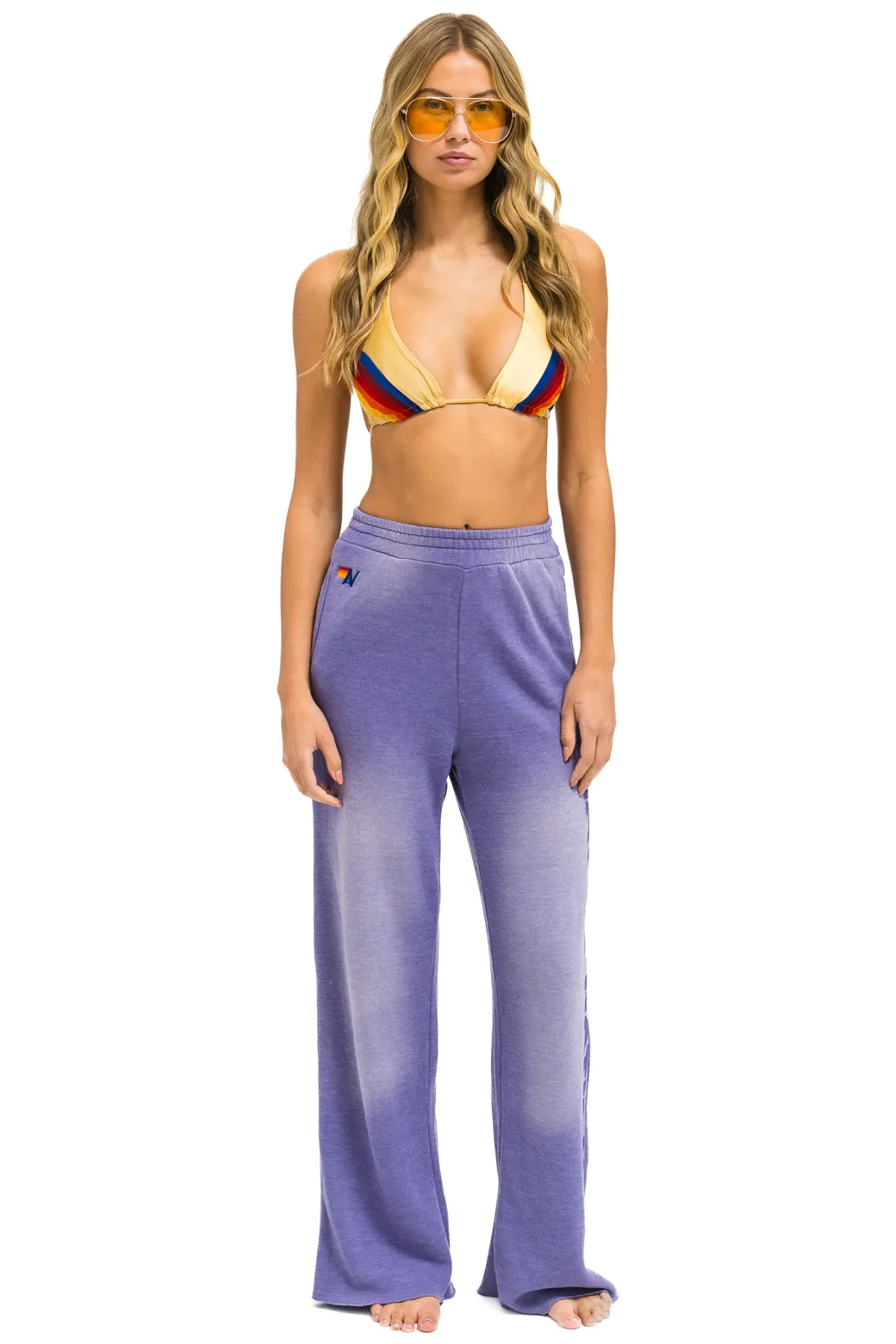 AN 3D WIDE LEG POCKET SWEATPANTS - FADED GRAPE sold by Aviator Nation product image thumbnail 2