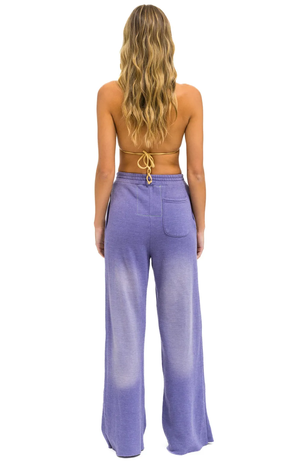 AN 3D WIDE LEG POCKET SWEATPANTS - FADED GRAPE sold by Aviator Nation product image thumbnail 5
