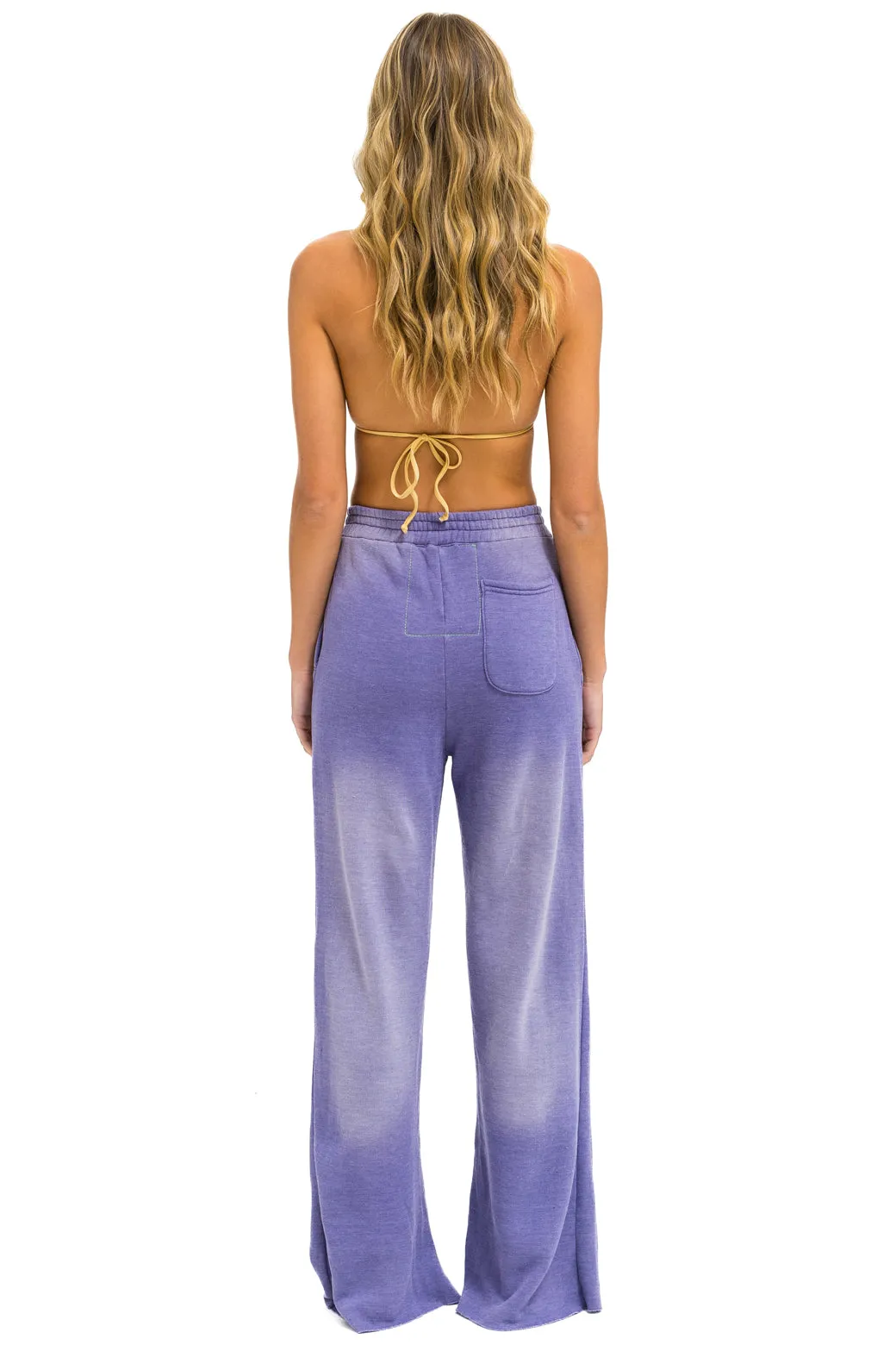 PARROT WIDE LEG POCKET SWEATPANTS - FADED GRAPE sold by Aviator Nation product image thumbnail 5