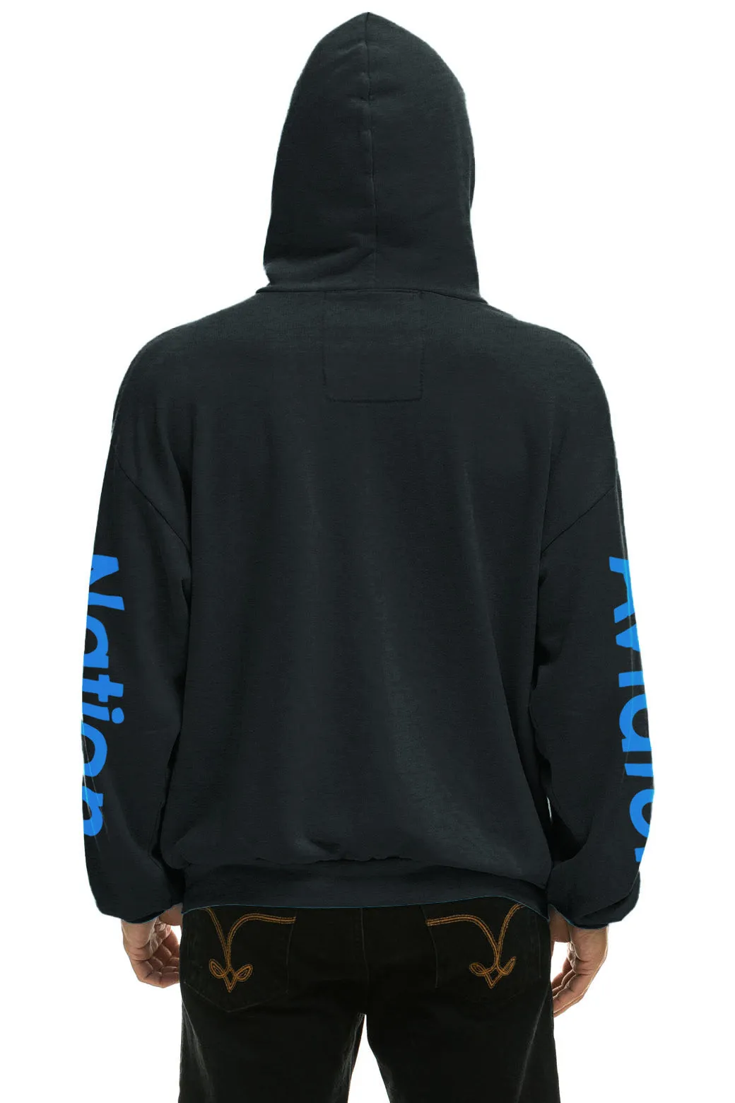 PARK CITY PULLOVER RELAXED HOODIE - CHARCOAL sold by Aviator Nation product image thumbnail 4