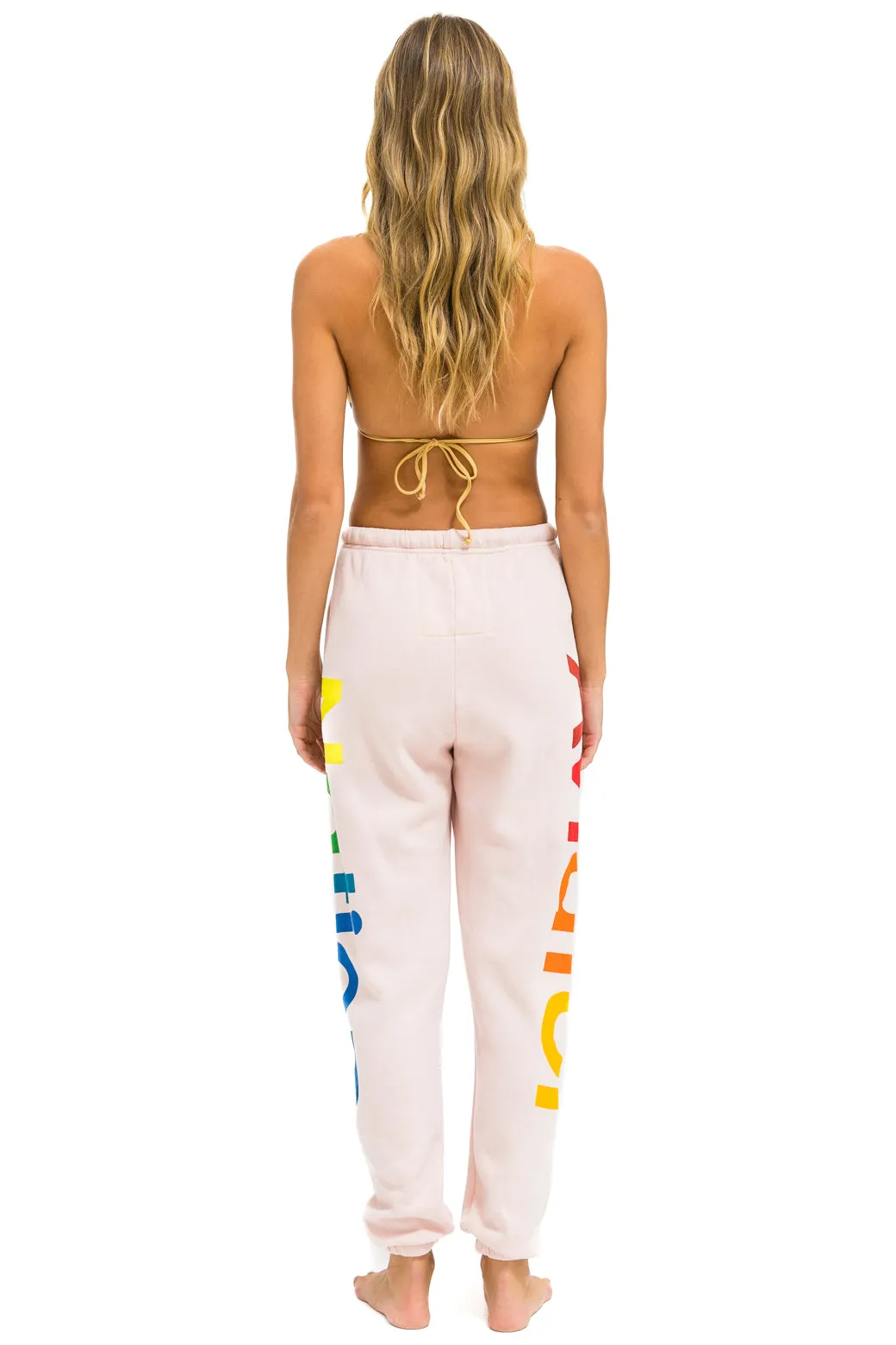 AVIATOR NATION 2 SWEATPANTS - LIGHT PINK sold by Aviator Nation product image thumbnail 4