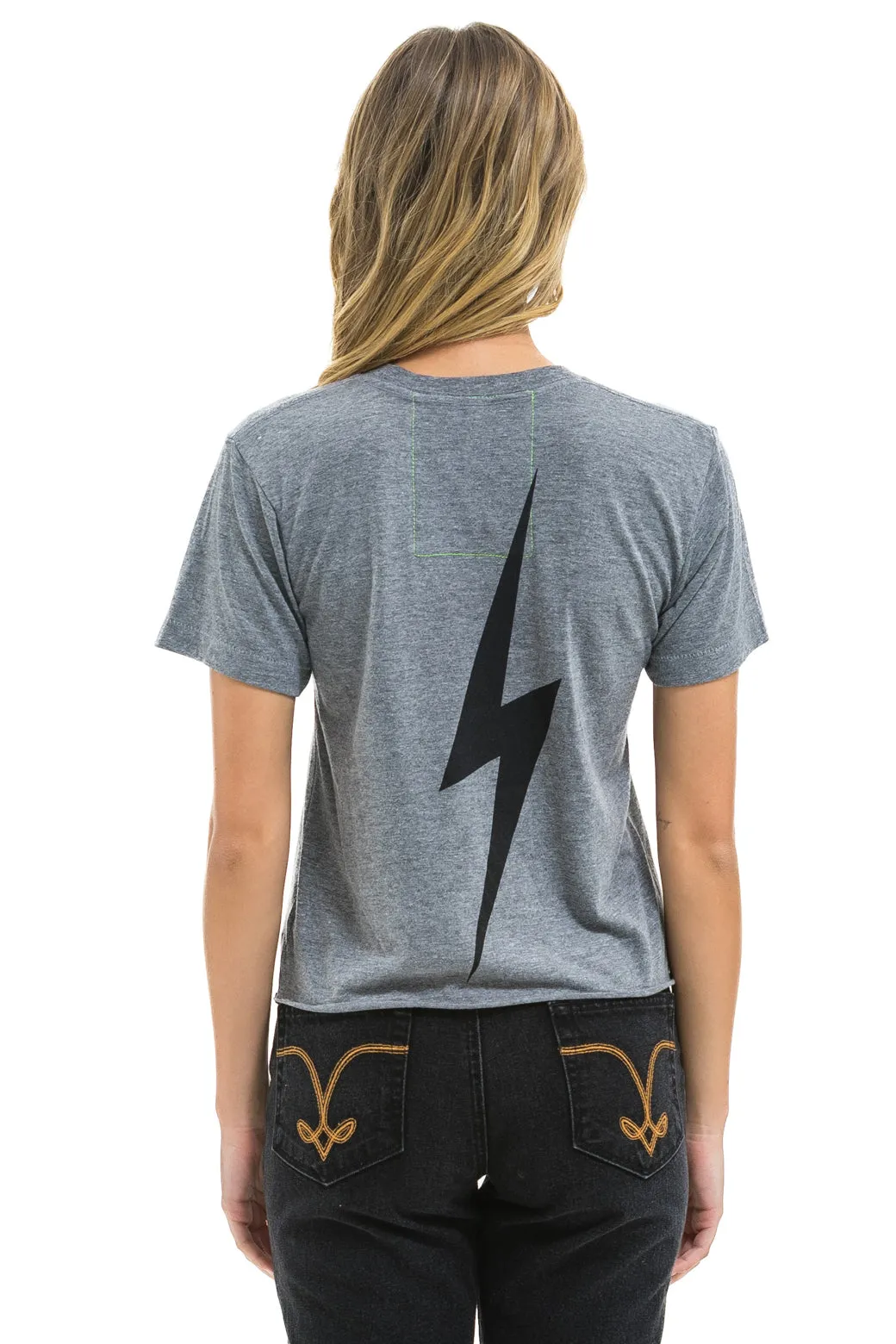 PEBBLE BEACH FOOD & WINE 2025 BOYFRIEND TEE - HEATHER GREY sold by Aviator Nation product image thumbnail 2