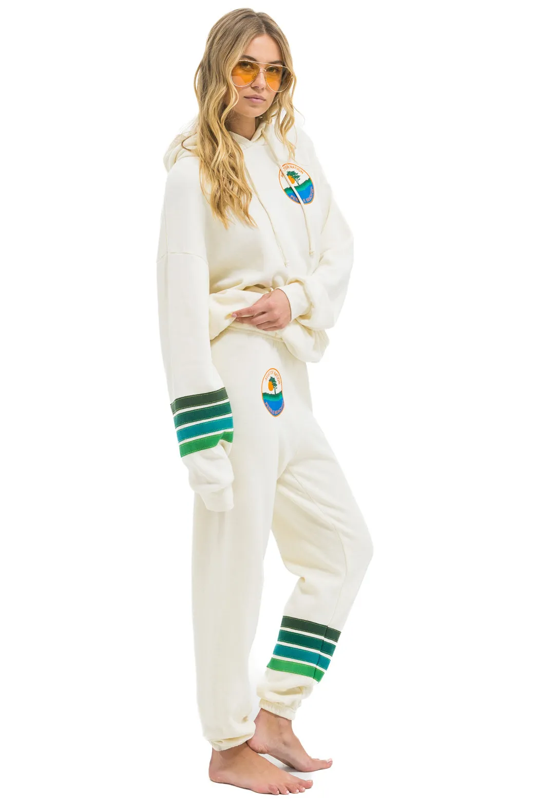 PEBBLE BEACH FOOD & WINE 2025 UNISEX SWEATPANTS - VINTAGE WHITE sold by Aviator Nation product image thumbnail 3