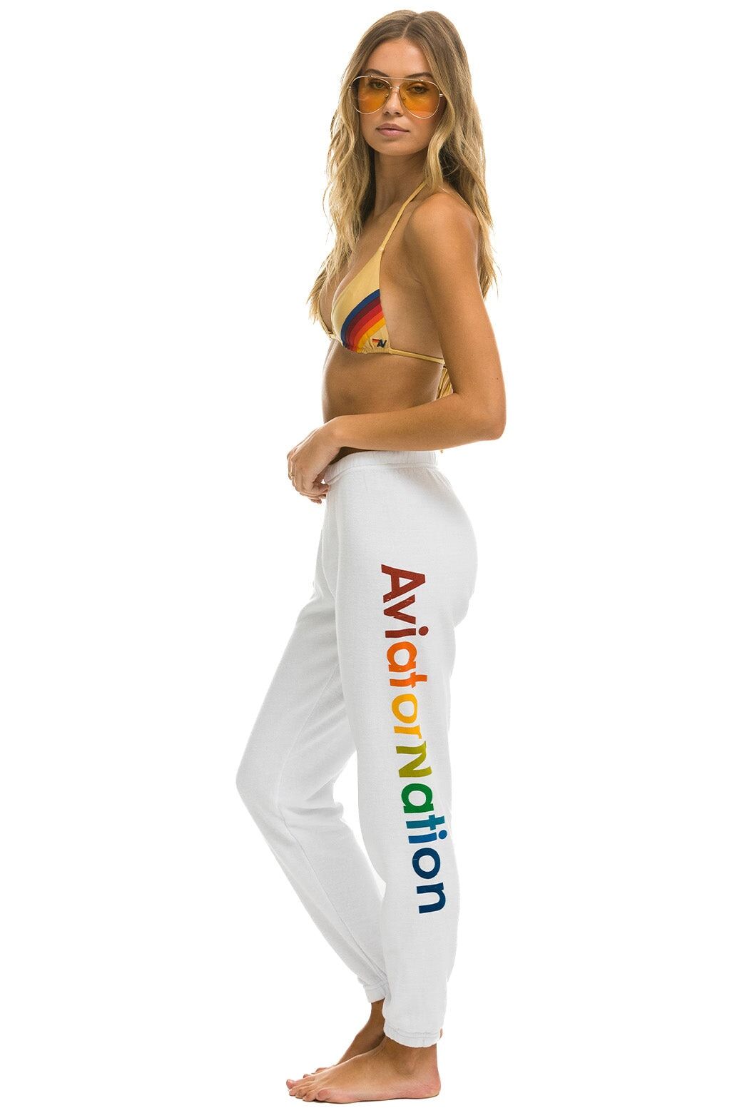 AVIATOR NATION BU - SWEATPANT WHT sold by Aviator Nation product image thumbnail 2