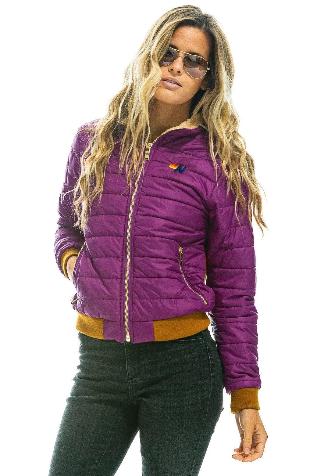 ALL SEASONS JACKET - GLOXINIA sold by Aviator Nation product image thumbnail 4