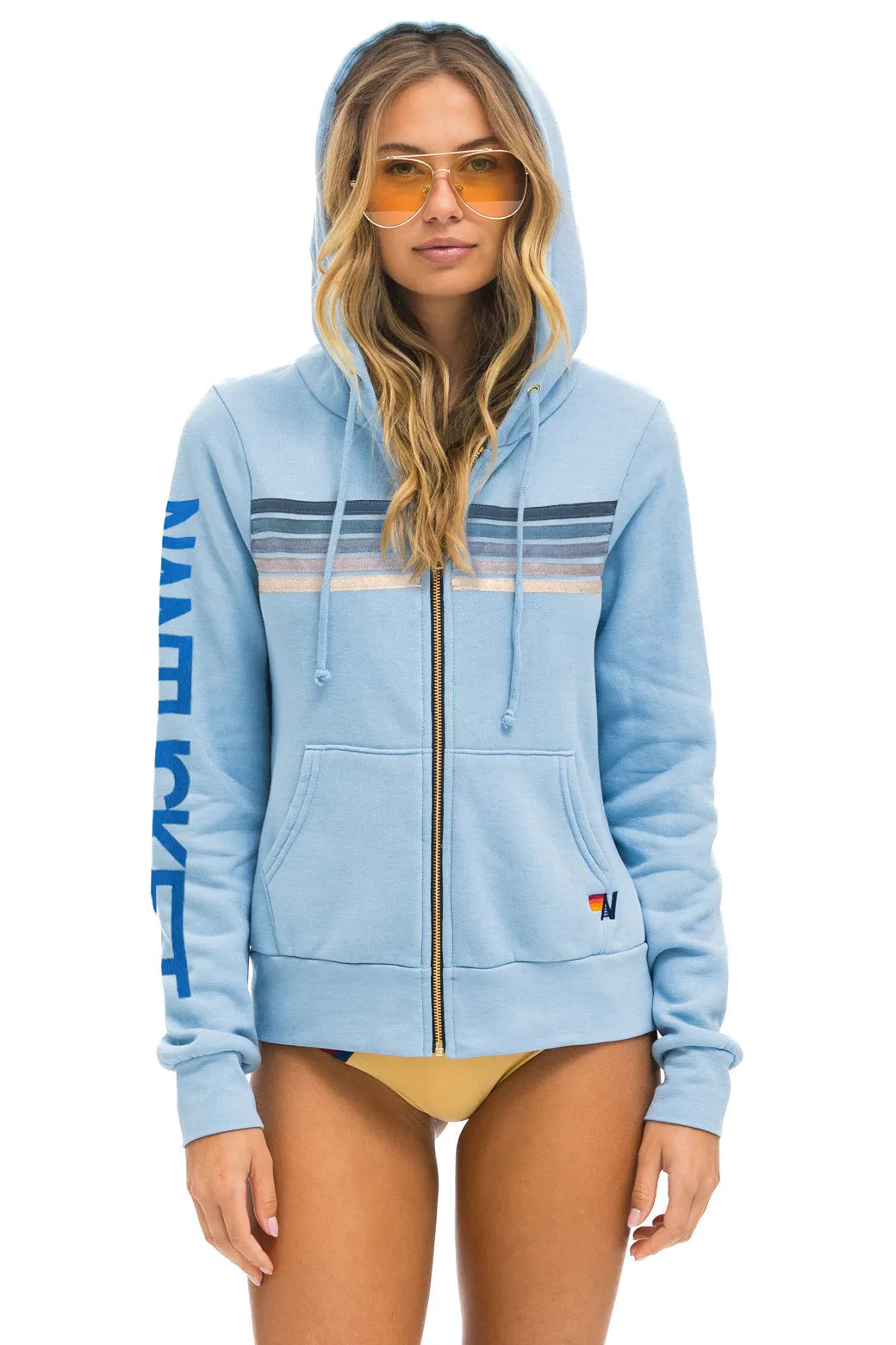 NANTUCKET 2025 ZIP HOODIE - ICE sold by Aviator Nation