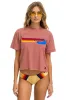 NANTUCKET 2025 BOYFRIEND TEE - SALMON sold by Aviator Nation