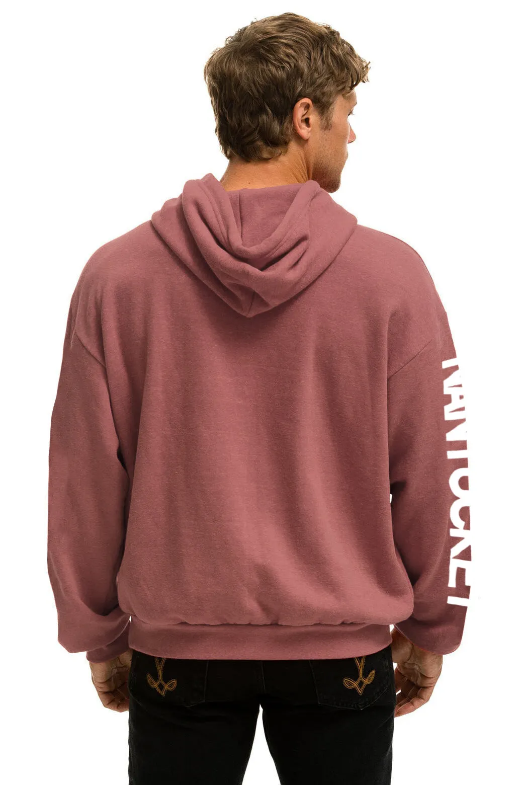 NANTUCKET 2025 PULLOVER RELAXED HOODIE - SALMON sold by Aviator Nation product image thumbnail 4