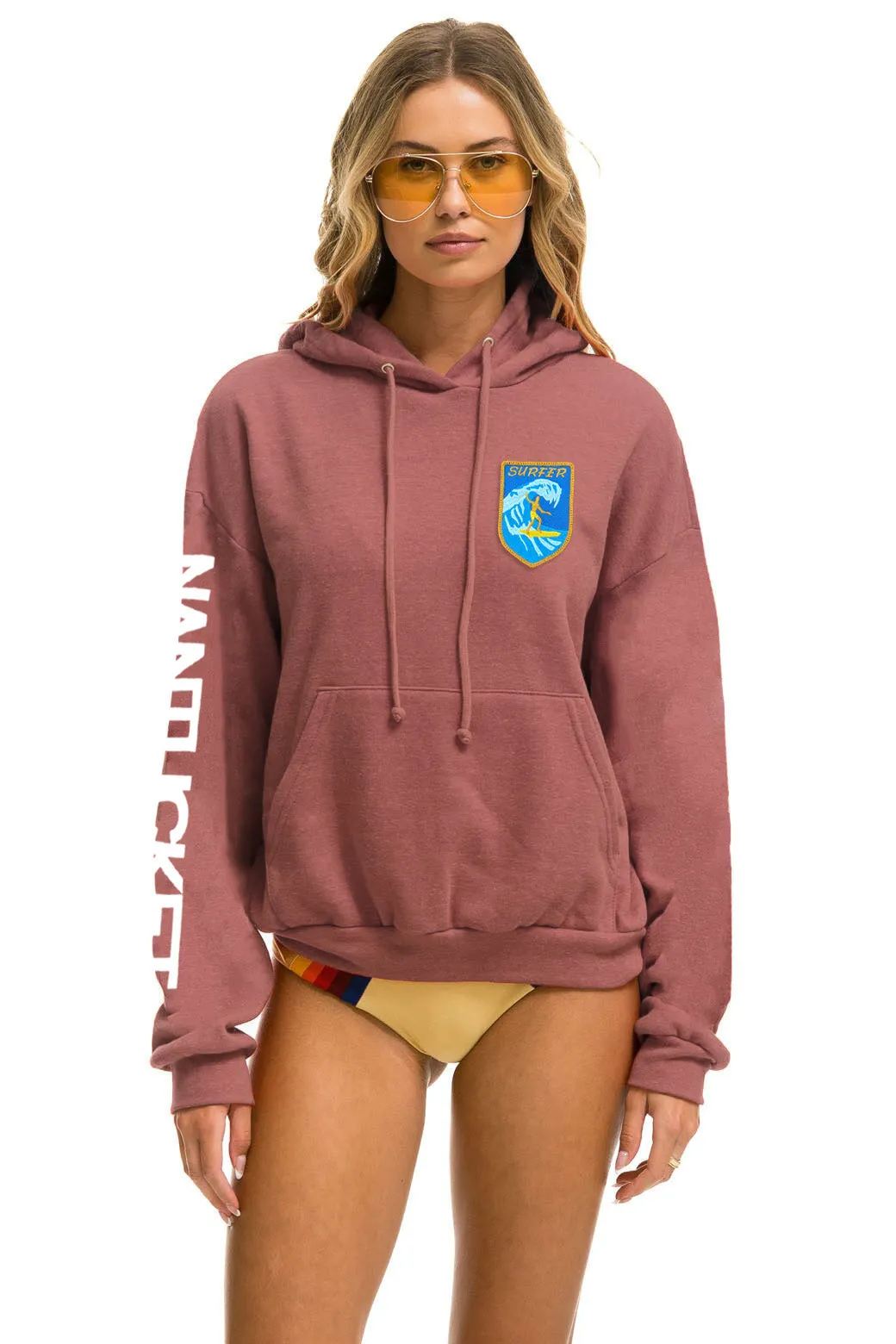 NANTUCKET 2025 PULLOVER RELAXED HOODIE - SALMON sold by Aviator Nation