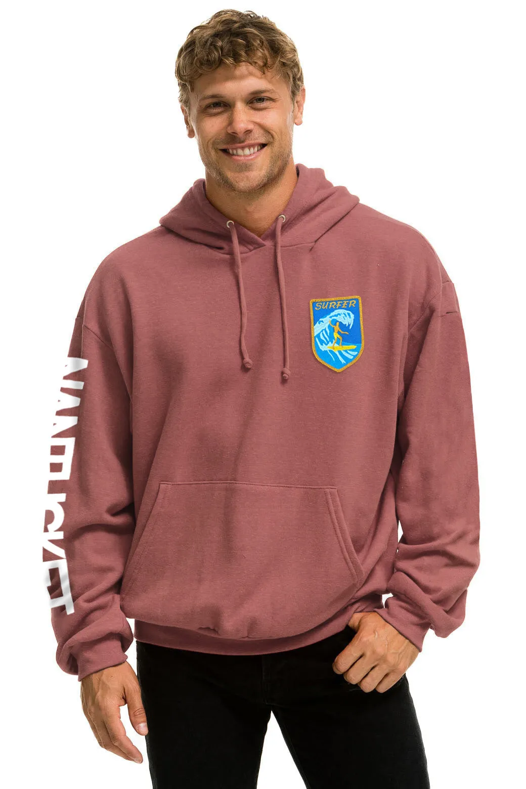 NANTUCKET 2025 PULLOVER RELAXED HOODIE - SALMON sold by Aviator Nation product image thumbnail 2