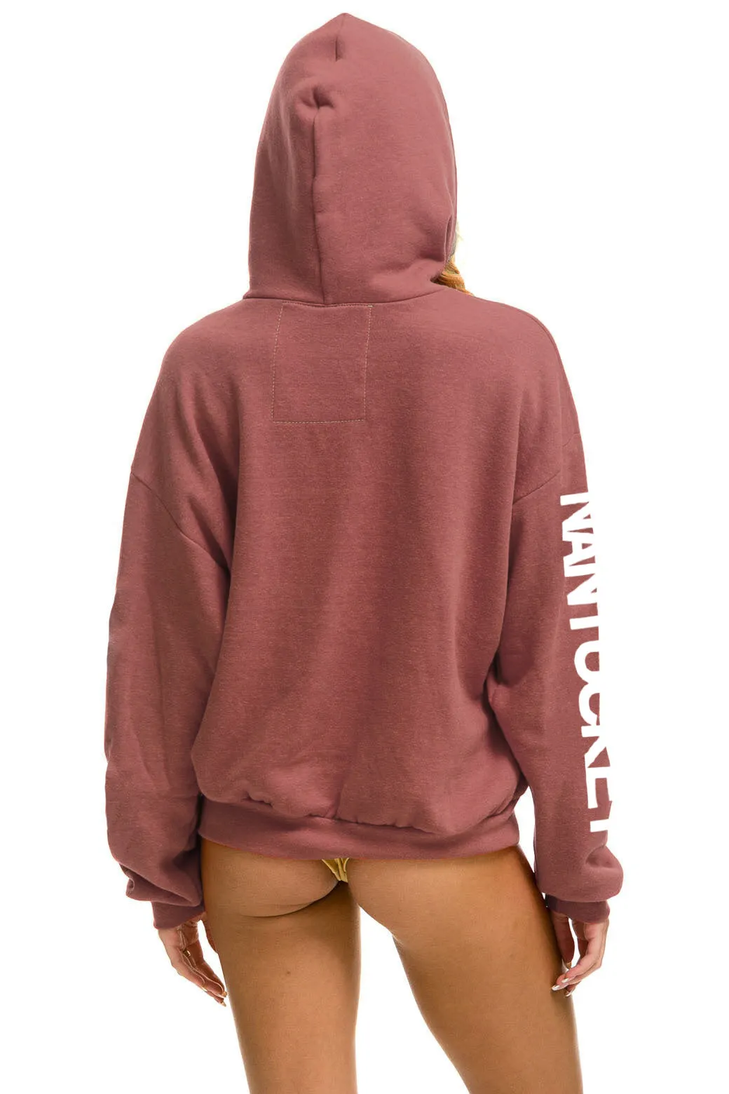 NANTUCKET 2025 PULLOVER RELAXED HOODIE - SALMON sold by Aviator Nation product image thumbnail 3