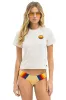 SUNSET PATCH BOYFRIEND TEE - VINTAGE WHITE sold by Aviator Nation