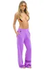 RUGBY STITCH WIDE LEG POCKET SWEATPANTS - NEON PURPLE // PURPLE sold by Aviator Nation