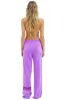 RUGBY STITCH WIDE LEG POCKET SWEATPANTS - NEON PURPLE // PURPLE sold by Aviator Nation