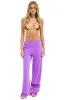 RUGBY STITCH WIDE LEG POCKET SWEATPANTS - NEON PURPLE // PURPLE sold by Aviator Nation