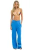 RUGBY STITCH WIDE LEG POCKET SWEATPANTS - COBALT // BLUE sold by Aviator Nation
