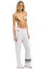 RUGBY STITCH WIDE LEG POCKET SWEATPANTS - DOVE GREY // GREY sold by Aviator Nation
