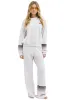 RUGBY STITCH WIDE LEG POCKET SWEATPANTS - DOVE GREY // GREY sold by Aviator Nation
