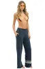RUGBY STITCH WIDE LEG POCKET SWEATPANTS - CHARCOAL // CHARCOAL sold by Aviator Nation