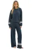RUGBY STITCH WIDE LEG POCKET SWEATPANTS - CHARCOAL // CHARCOAL sold by Aviator Nation