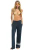 RUGBY STITCH WIDE LEG POCKET SWEATPANTS - CHARCOAL // CHARCOAL sold by Aviator Nation