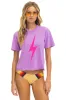 BOLT BOYFRIEND TEE - NEON PURPLE // NEON PINK sold by Aviator Nation