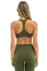 WOMEN'S 5 STRIPE SPORTS BRA - LEAF sold by Aviator Nation