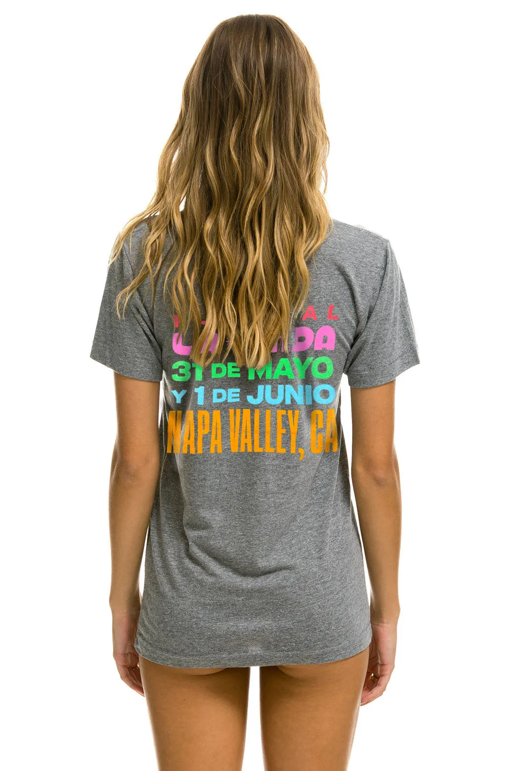 LA ONDA 2025 TEE - HEATHER sold by Aviator Nation product image thumbnail 4