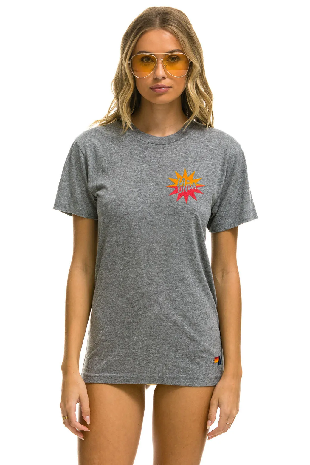 LA ONDA 2025 TEE - HEATHER sold by Aviator Nation product image thumbnail 2