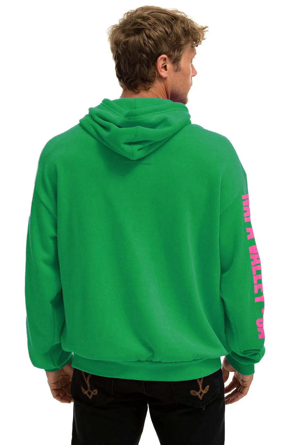 LA ONDA 2025 RELAXED PULLOVER HOODIE - KELLY GREEN sold by Aviator Nation product image thumbnail 4
