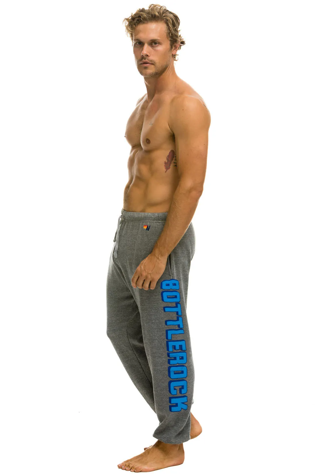 BOTTLEROCK 2025 UNISEX POCKET SWEATPANTS - HEATHER sold by Aviator Nation
