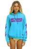 BOTTLEROCK 2025 RELAXED PULLOVER HOODIE - NEON BLUE sold by Aviator Nation