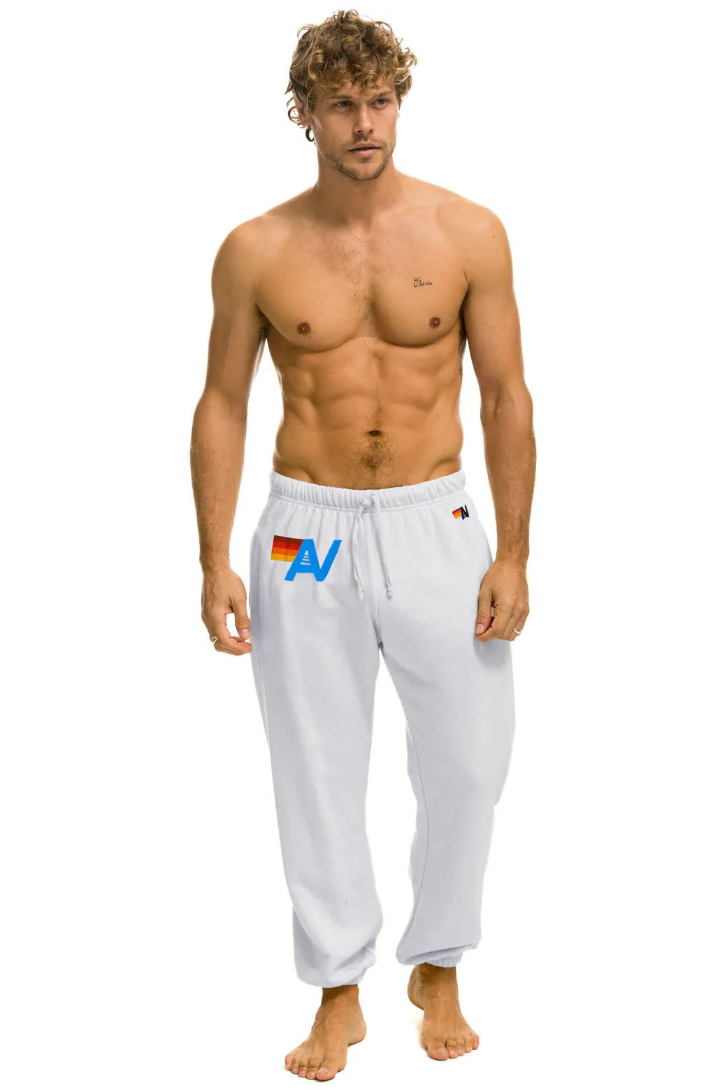 LOGO SWEATPANTS - DOVE sold by Aviator Nation product image thumbnail 4