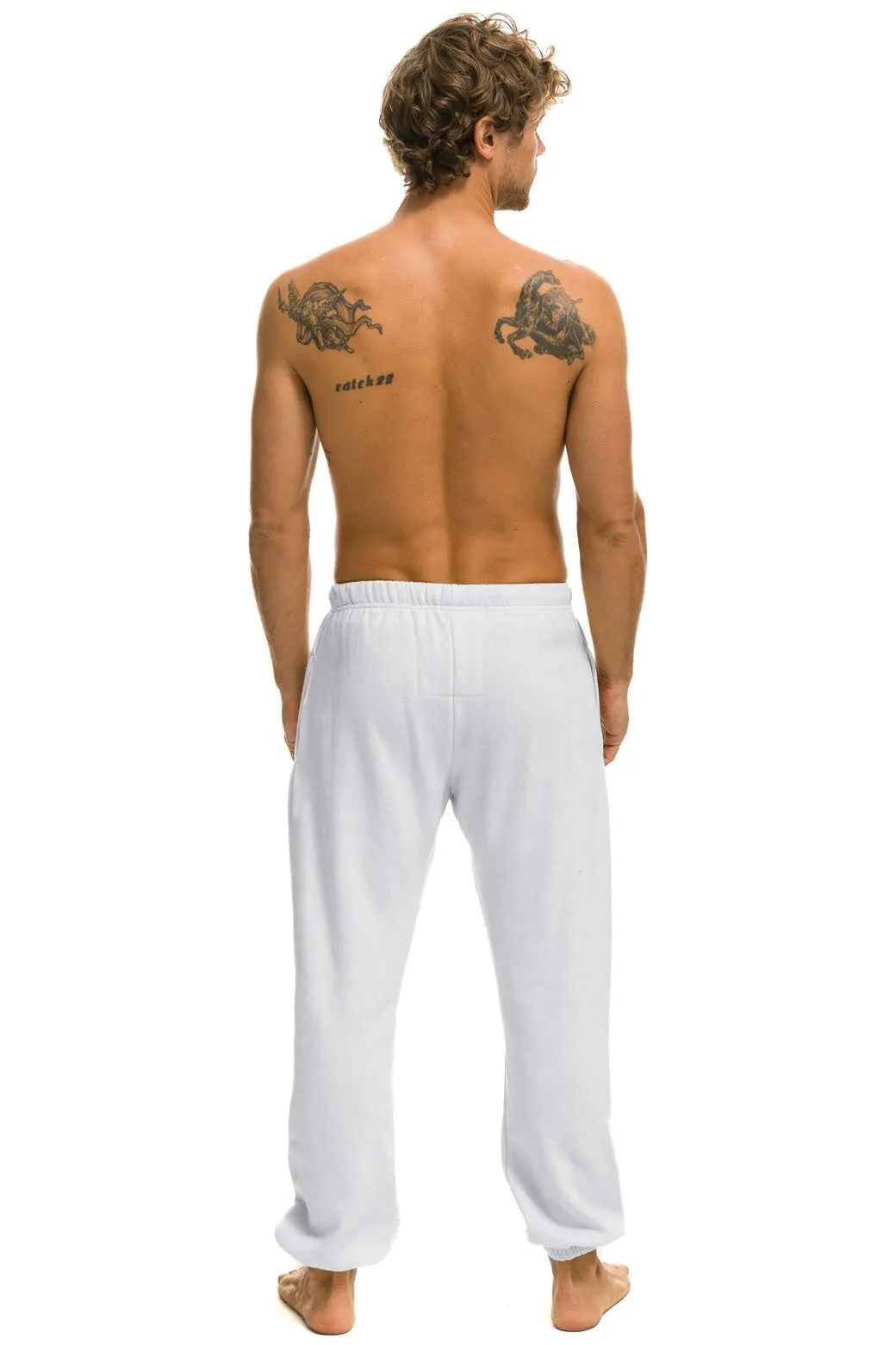 LOGO SWEATPANTS - DOVE sold by Aviator Nation product image thumbnail 3