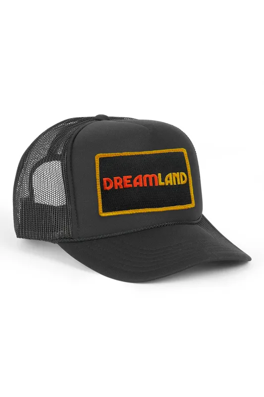 DREAMLAND LOGO TRUCKER HAT sold by Aviator Nation