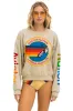AVIATOR NATION LAGUNA BEACH RELAXED CREW SWEATSHIRT - SAND sold by Aviator Nation