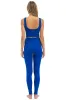 WIDE RIB FULL LENGTH HI-RISE LEGGINGS - ROYAL sold by Aviator Nation