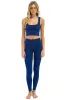 WIDE RIB FULL LENGTH HI-RISE LEGGINGS - NAVY sold by Aviator Nation
