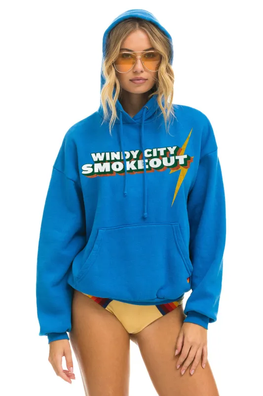 WINDY CITY SMOKEOUT 2025 PULLOVER HOODIE RELAXED - OCEAN sold by Aviator Nation