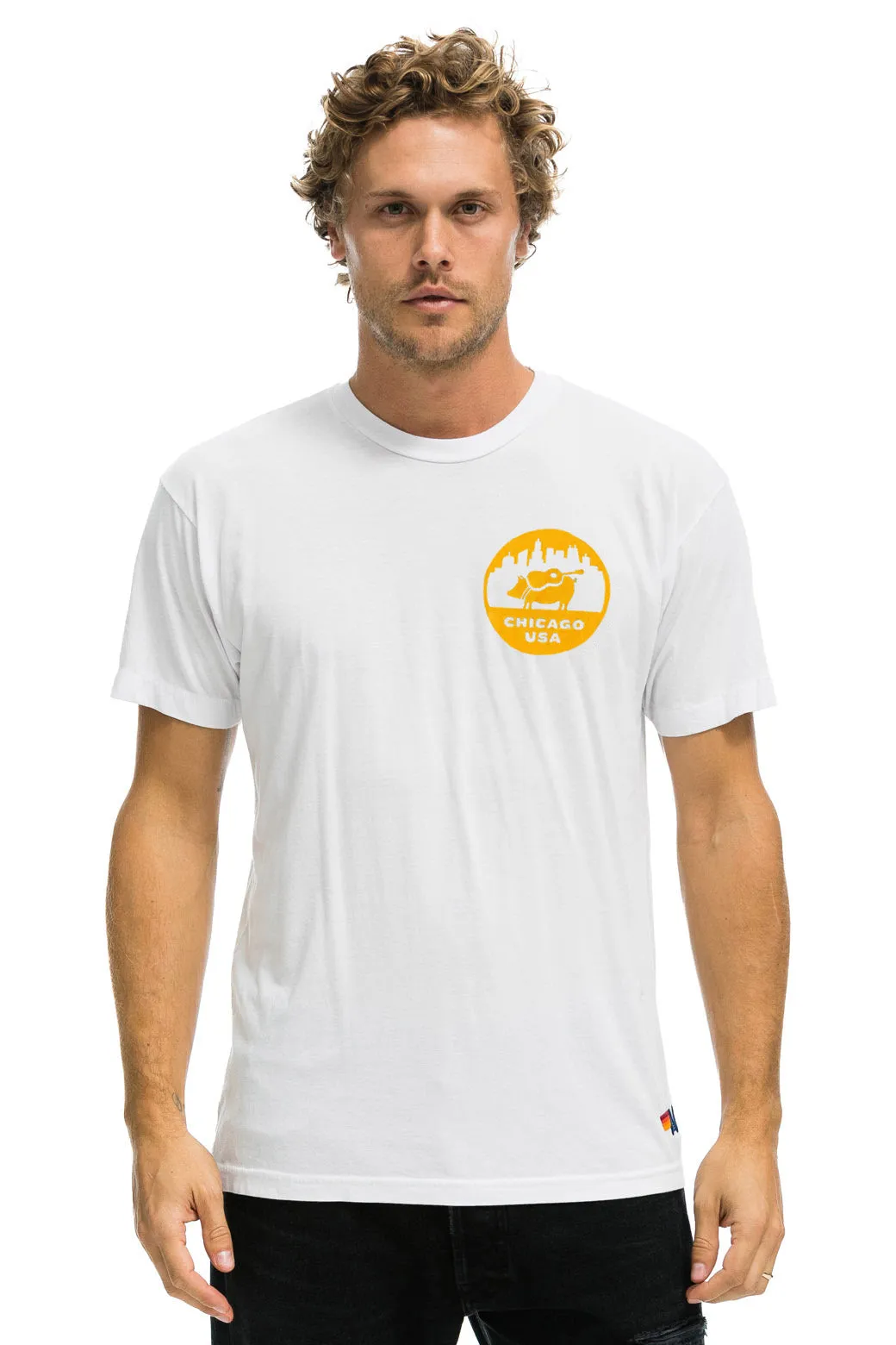 WINDY CITY SMOKEOUT 2025 CREW TEE SHIRT - WHITE sold by Aviator Nation