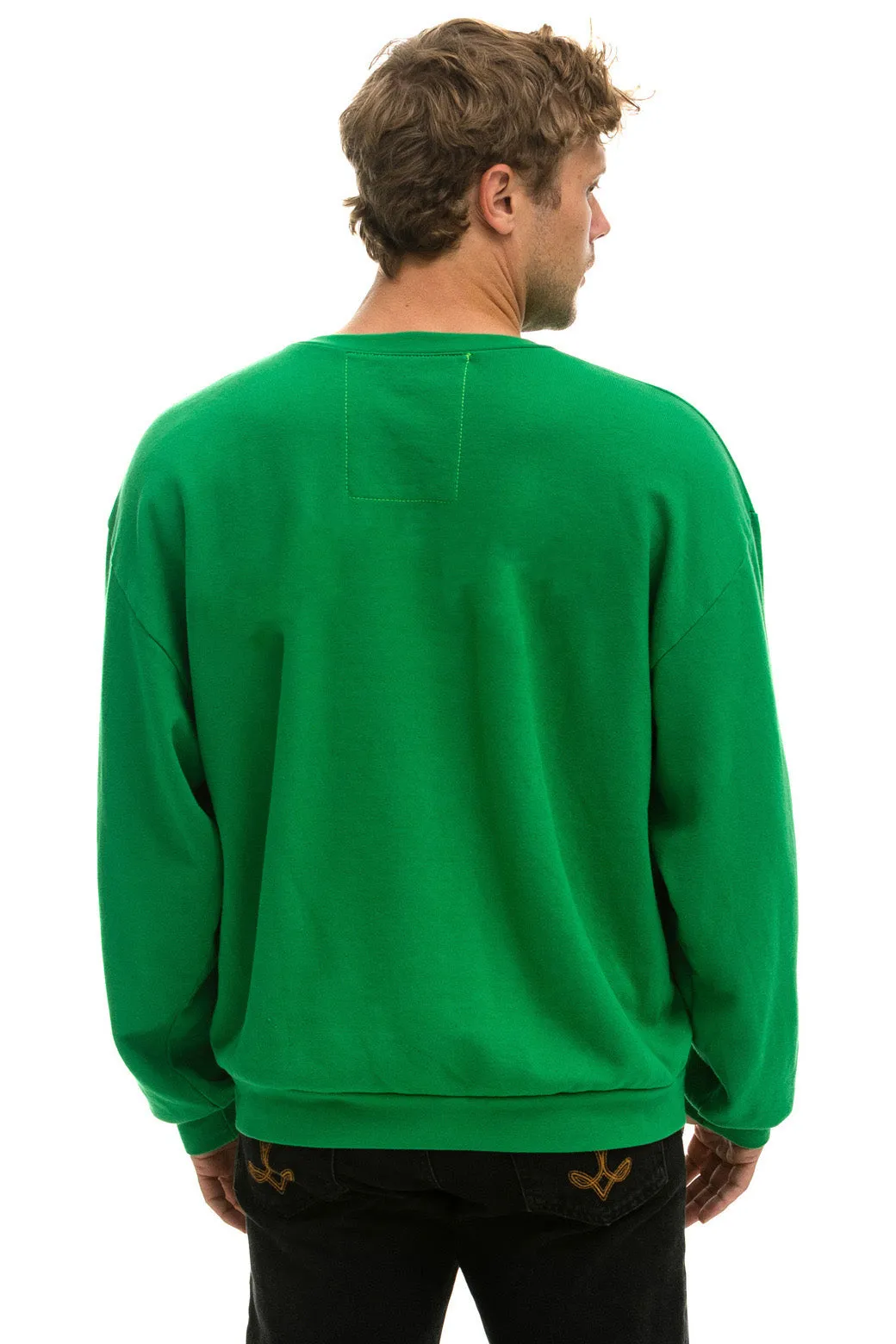 WINDY CITY SMOKEOUT 2025 CREW SWEATSHIRT RELAXED - KELLY GREEN sold by Aviator Nation product image thumbnail 4