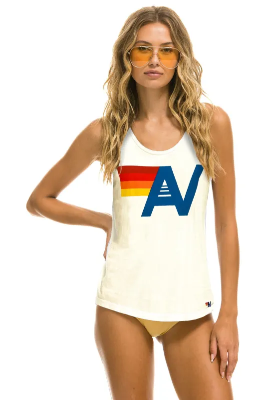 LOGO TANK - VINTAGE WHITE made by Aviator Nation