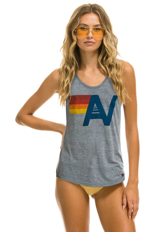 LOGO TANK - HEATHER GREY sold by Aviator Nation