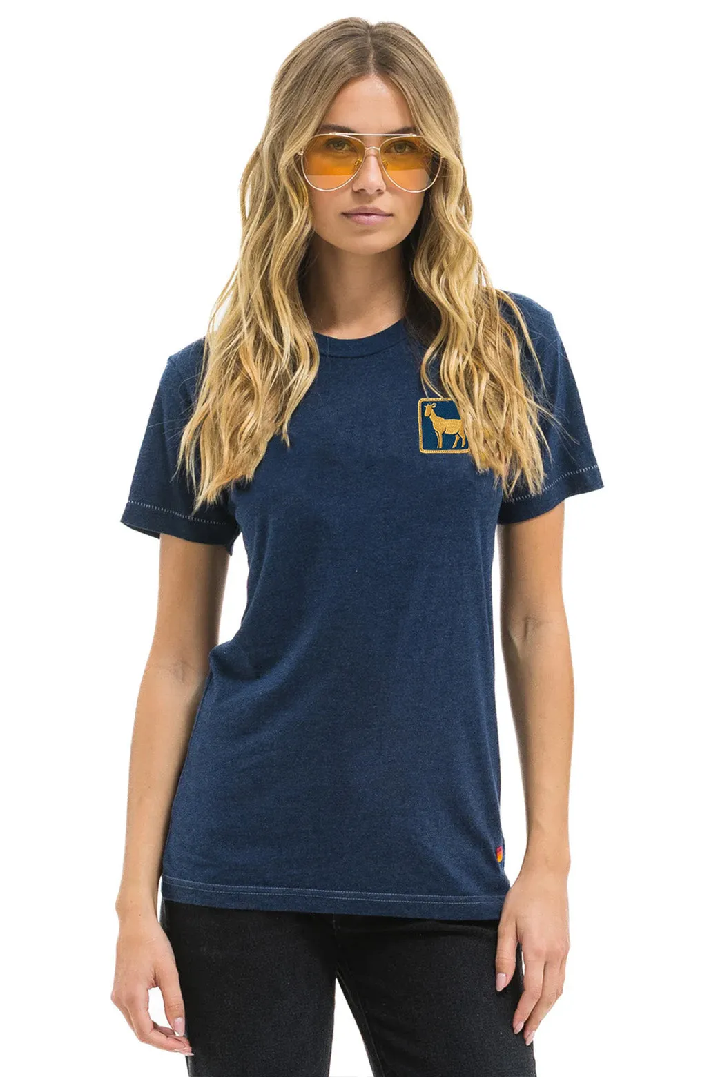 PLAYERS CLUB 2025 UNISEX CREW TEE - NAVY sold by Aviator Nation