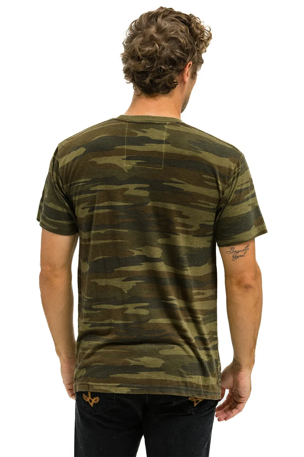 PLAYERS CLUB 2025 UNISEX CREW TEE - CAMO sold by Aviator Nation product image thumbnail 4